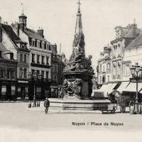 Noyon oise cpa fontaine