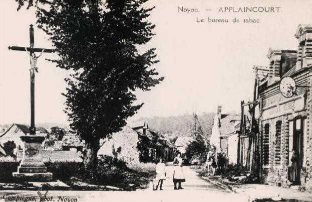 Noyon oise cpa applincourt apres 1915