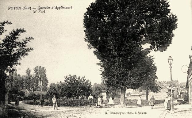 Noyon oise cpa applincourt avant 1914 