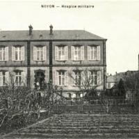 Noyon oise cpa hospice militaire 