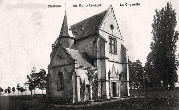 Noyon oise cpa mont renaud chapelle du chateau avant 1915