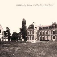 Noyon oise cpa mont renaud chapelle et chateau avant 1915