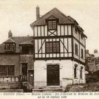Noyon oise cpa musee calvin