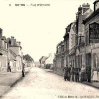 Noyon oise cpa rue d orroire