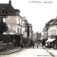 Noyon oise cpa rue du nord