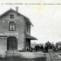 Oeuilly (Aisne) CPA gare