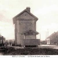 Oeuilly (Aisne) CPA gare 