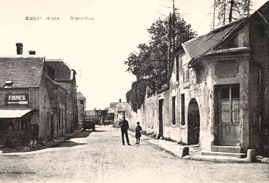 Oeuilly (Aisne) CPA grande rue