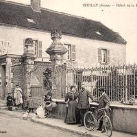 Oeuilly (Aisne) CPA hôtel et café de la Pomme d'or