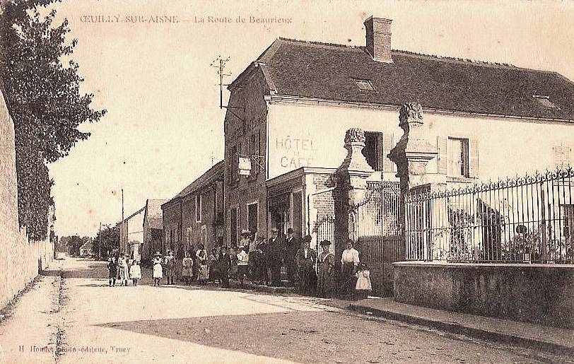 Oeuilly (Aisne) CPA hôtel et café de la Pomme d'or