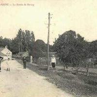 Oeuilly (Aisne) CPA route de Bourg
