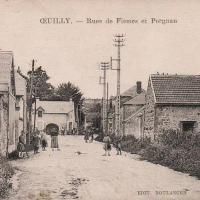 Oeuilly (Aisne) CPA route de Fismes-Pargnan