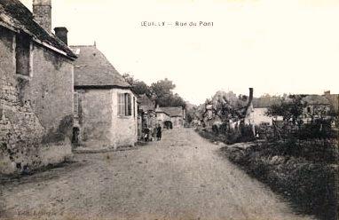 Oeuilly (Aisne) CPA rue du pont