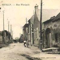 Oeuilly (Aisne) CPA rue principale