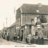 Oeuilly (Aisne) CPA rue principale