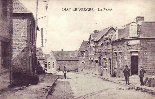 Oisy le verger pas de calais la poste cpa