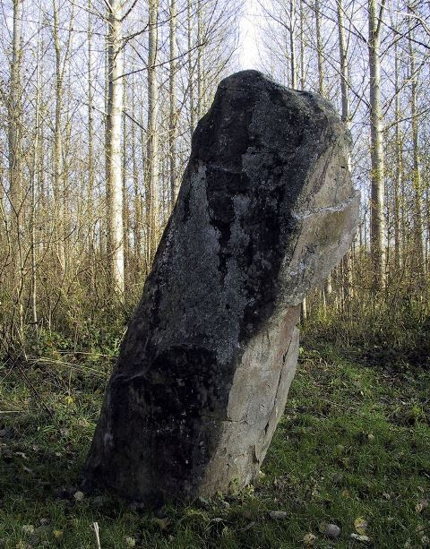 Oisy le verger pas de calais le menhir du gros caillou