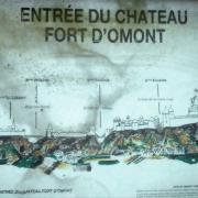 Omont (Ardennes) Le château, plan