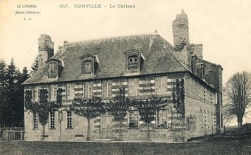 Ourville en caux seine maritime arantot chateau cpa