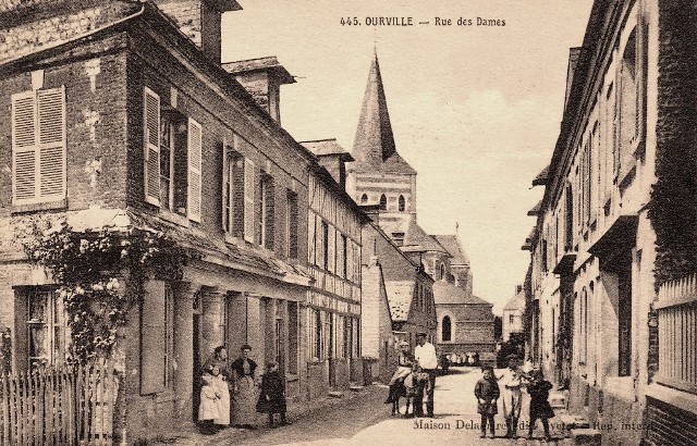 Ourville en caux seine maritime rue des dames cpa