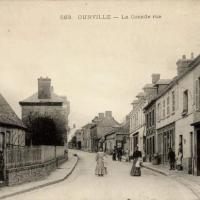 Ourville en caux seine maritime rue principale cpa