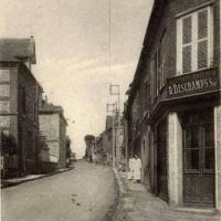 Ourville en caux seine maritime rue principale cpa