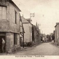 Ourville en caux seine maritime rue principale cpa