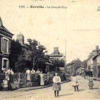 Ourville en caux seine maritime rue principale cpa