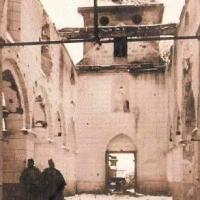 Pargnan (Aisne) CPA église détruite vue du choeur