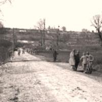 Pargnan (Aisne) CPA la piste entre Oeuilly et Pargnan