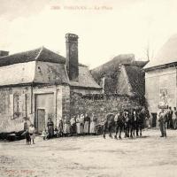 Pargnan (Aisne) CPA place du village