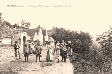 Pargnan (Aisne) CPA rue de Bourg