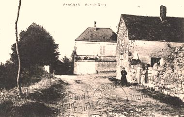 Pargnan (Aisne) CPA rue de Gény