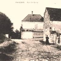 Pargnan (Aisne) CPA rue de Gény