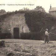 Pargny-la-Dhuys (Aisne) CPA captation des sources les foins