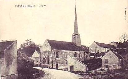 Pargny-la-Dhuys (Aisne) CPA l'église