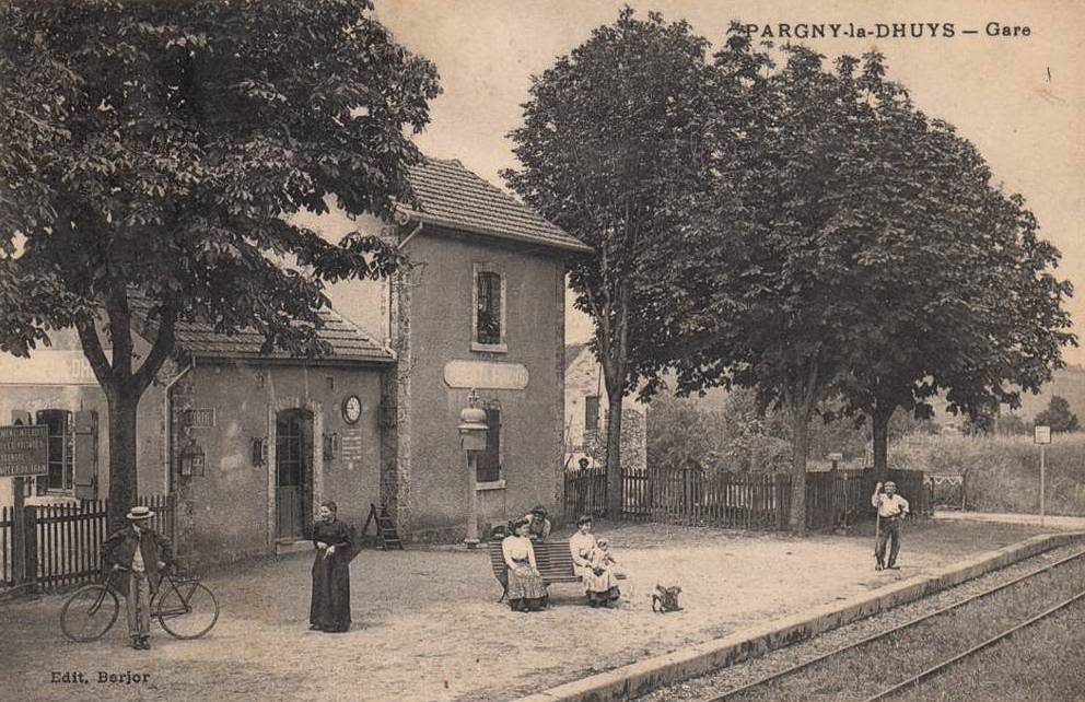 Pargny-la-Dhuys (Aisne) CPA la gare
