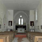 Pargny-la-Dhuys (Aisne) intérieur de l'église Saint Martin