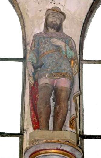 Pargny-la-Dhuys (Aisne) statue église Saint Martin