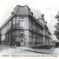La Mairie du XVIème, rue de la Pompe, cpa