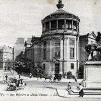 La rue Boissière, cpa