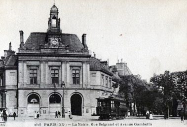 La Mairie du XXème, cpa