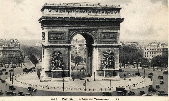 Paris 75 arc de triomphe de l etoile cpa
