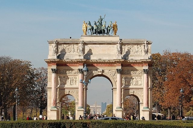 Paris 75 l arc de triomple du carousel