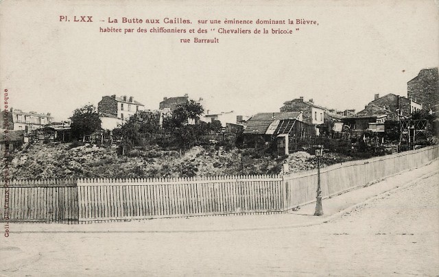 Paris 75 la butte aux cailles cpa