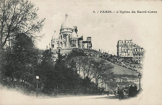 Paris 75 la butte montmartre cpa