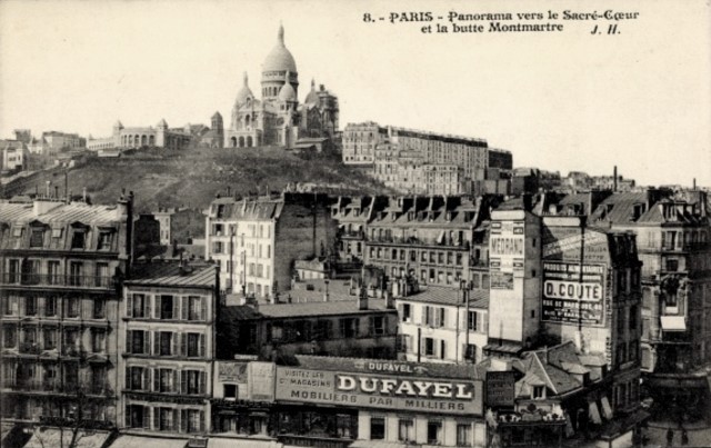 Butte Montmartre, cpa