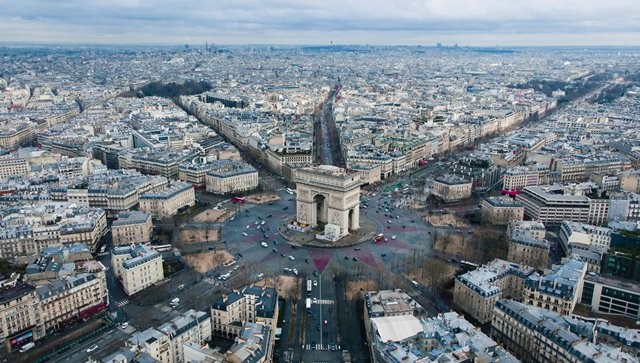 Paris 75 la place de l etoile