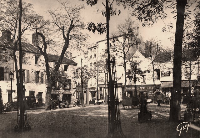 Place du Tertre, cpa