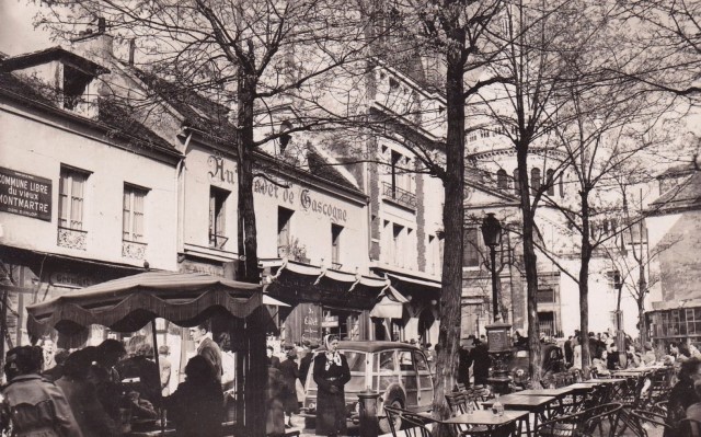 Place du Tertre, cpa